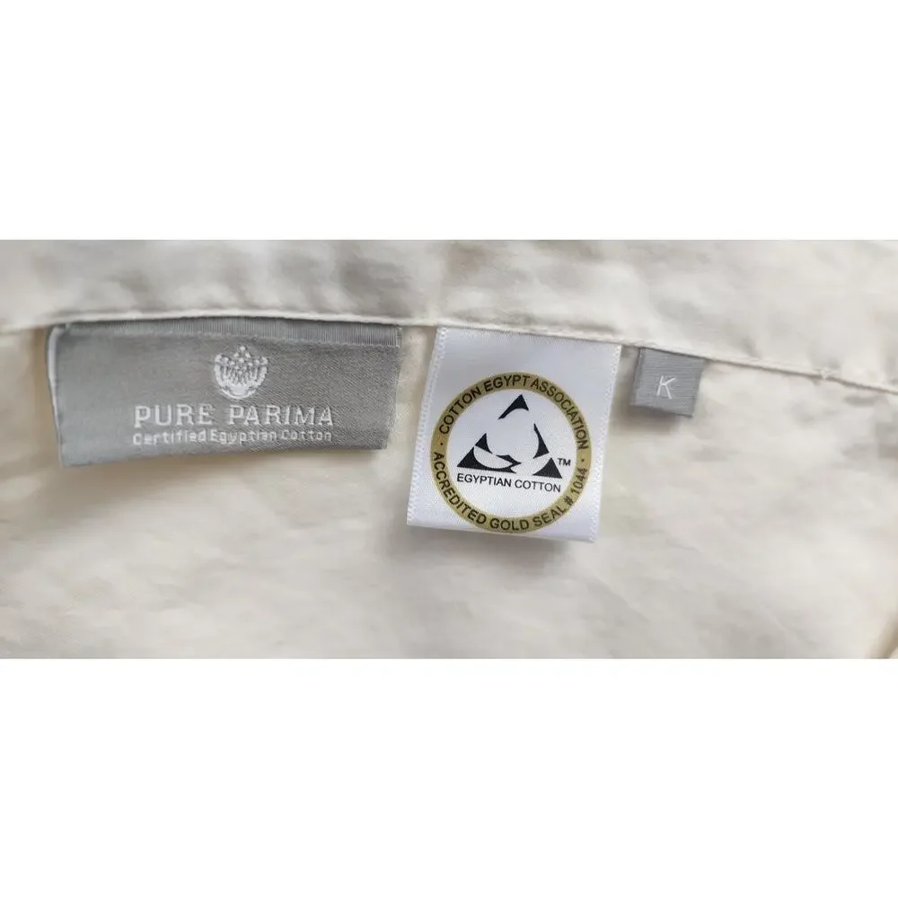 Pure Parima Yalda Egyptian Cotton Sheet Set * In Cream* King